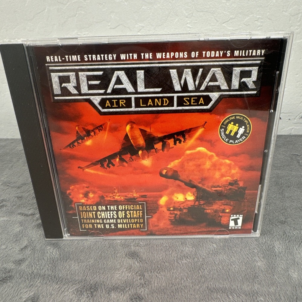 Real‎ War Air Land & Sea PC Game CD Rom (PC, 2001)